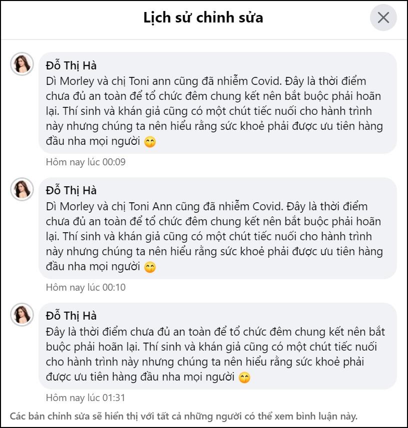Đỗ Thị Hà xóa vội tin chủ tịch Miss World dương tính Covid-19-3