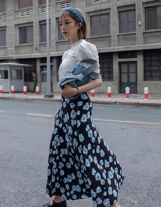 Mặc chân váy hoa không quê kiểng, học ngay hội mỹ nhân Việt-4