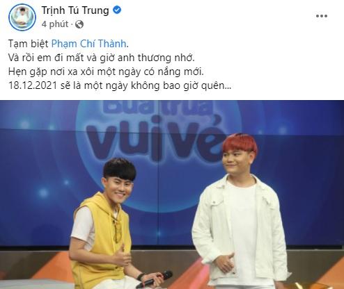 Quán quân Phạm Chí Thành qua đời ở tuổi 25-1