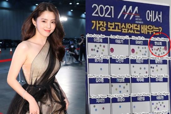 Han So Hee được cả dàn sao khủng tại AAA muốn gặp trực tiếp nhất