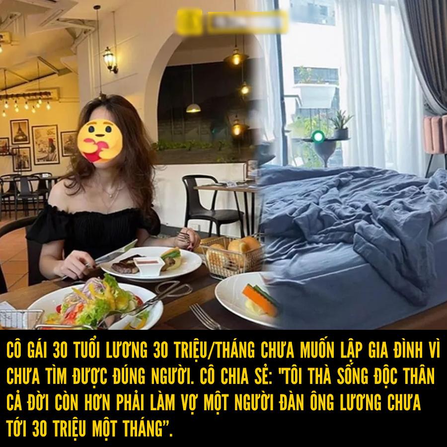 Gái 30 tuổi tuyên bố ở vậy còn hơn cưới chồng lương dưới 30 triệu-2