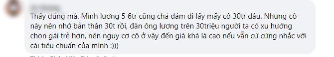 Gái 30 tuổi tuyên bố ở vậy còn hơn cưới chồng lương dưới 30 triệu-3
