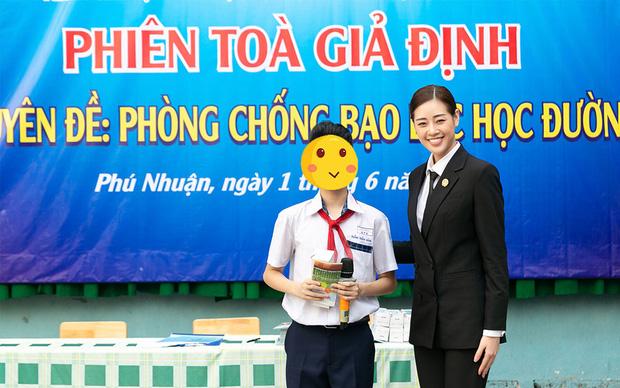 Khánh Vân từng tham gia chương trình phòng chống bạo lực học đường-3