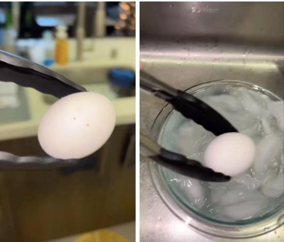 Thí nghiệm luộc trứng bằng nồi chiên không dầu hút triệu người theo dõi-2