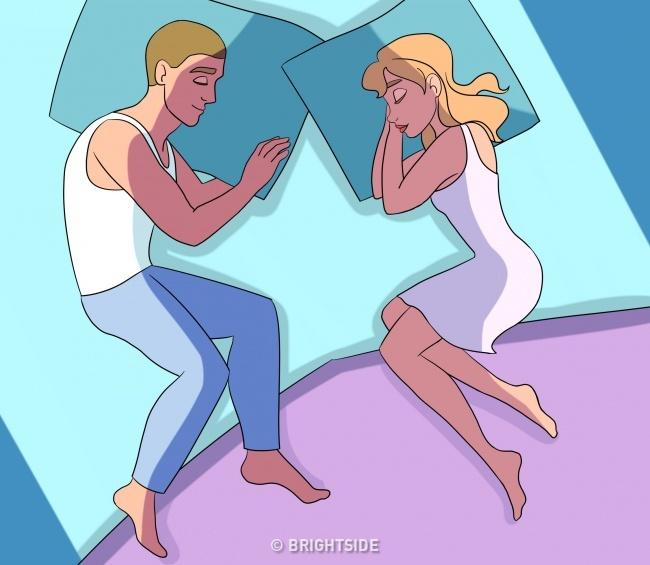Tư thế ngủ tiết lộ tình cảm vợ chồng nồng ấm hay nhạt nhòa-3