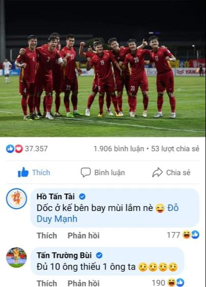 Tấn Trường buồn vì bị 10 đồng đội bỏ quên trận gặp Campuchia-2