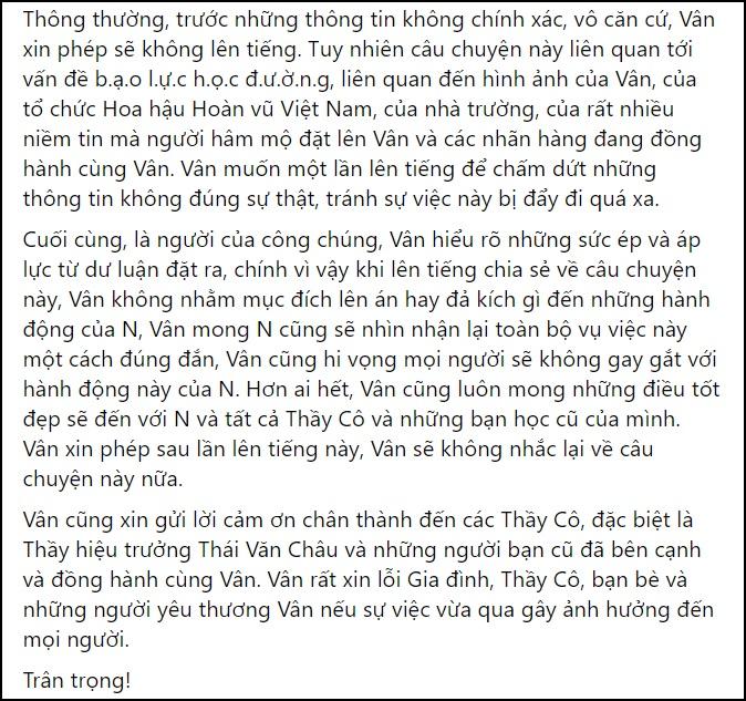 NÓNG: Khánh Vân vạch trần sự giả dối của bạn học tố bạo lực-3