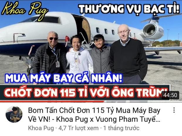 Vương Phạm quay xe vụ mua máy bay 115 tỷ với Khoa Pug-1