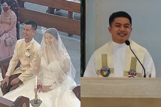 Clip: Chàng linh mục chủ trì hôn lễ cho bạn gái cũ 'gây sốt'