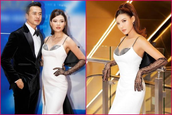 Vừa khoe giảm cân, Thúy Diễm lại để lộ vòng 2 như mang bầu-10