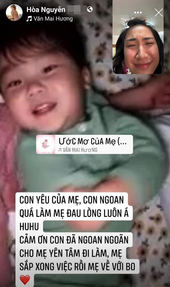 Hòa Minzy đau lòng vì con quá ngoan, các mẹ bỉm đồng cảm-1