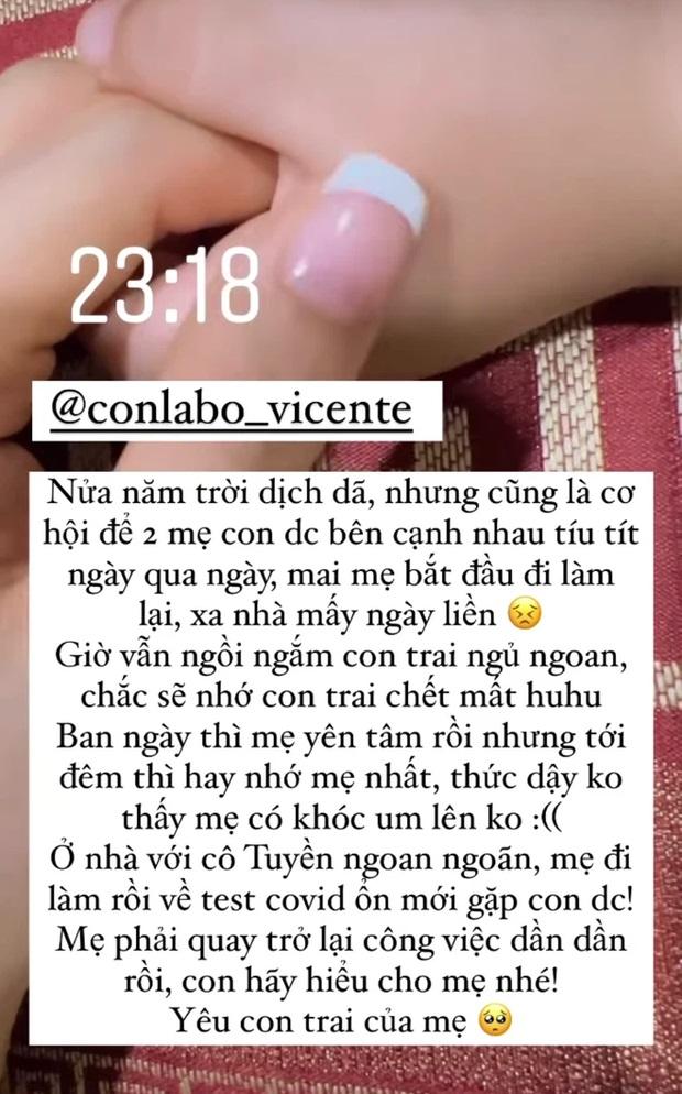 Hòa Minzy đau lòng vì con quá ngoan, các mẹ bỉm đồng cảm-2