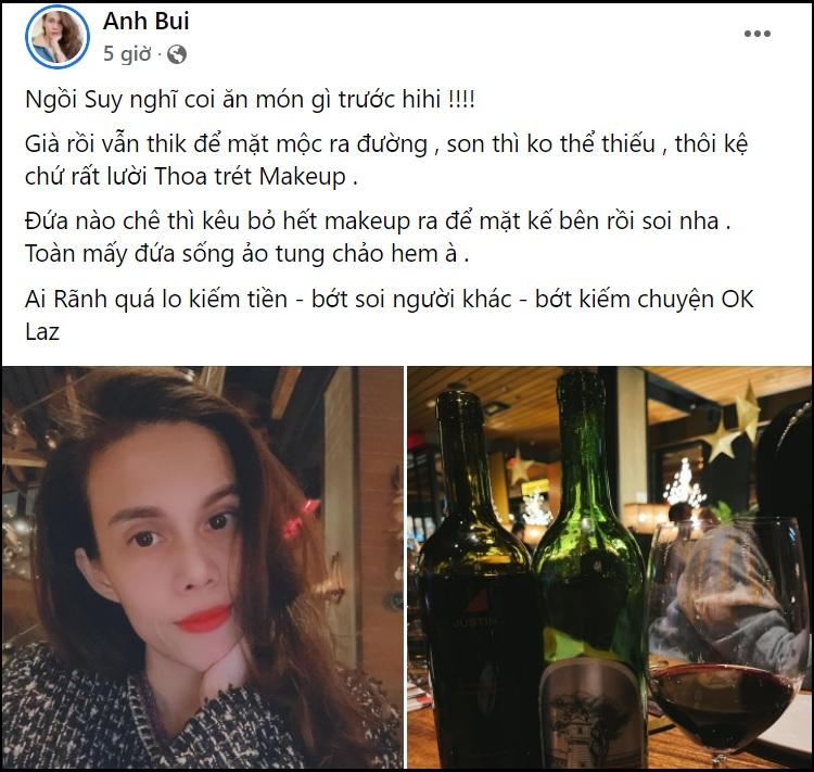 Em gái Thanh Thảo khoe mặt mộc: Ai chê thì để mặt kế bên-1