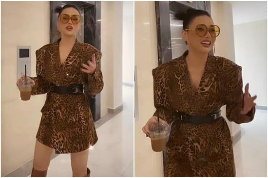 Phương Oanh ăn mặc lồng lộn, lộ khả năng tiếng Anh kém cỏi