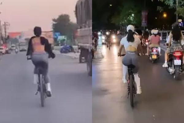 Phản cảm nữ sinh tụt quần nhảy nhót giữa lớp-4