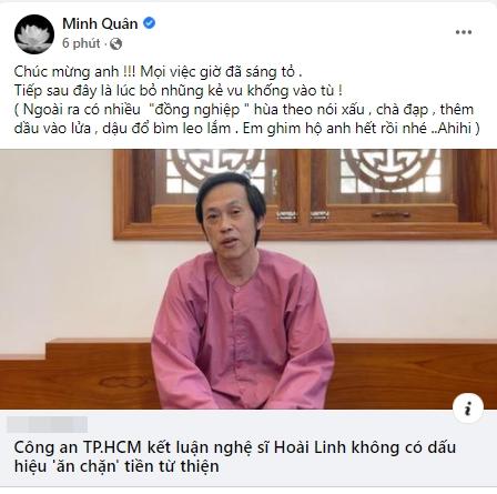 Sao Việt phản ứng ra sao khi Hoài Linh không bị khởi tố?