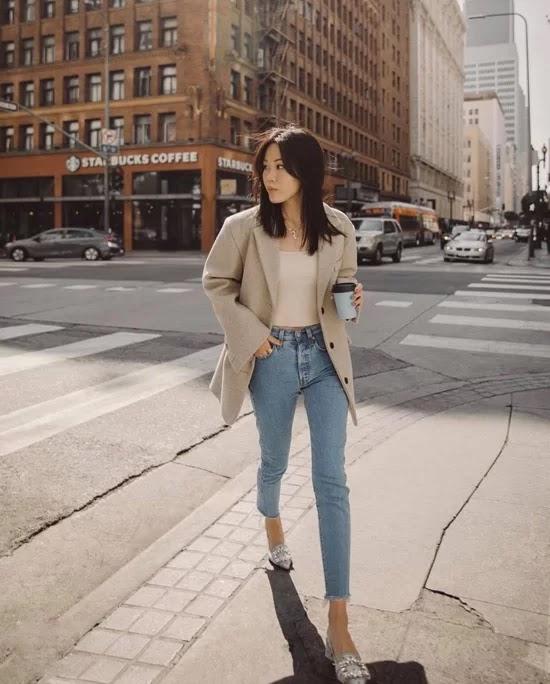 Phối đồ với quần jeans đi ăn cưới đơn giản mà đẹp hút hồn-5