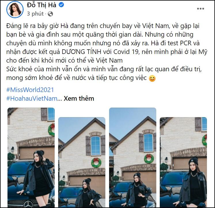 NÓNG: Hoa hậu Đỗ Thị Hà dương tính Covid-19-2