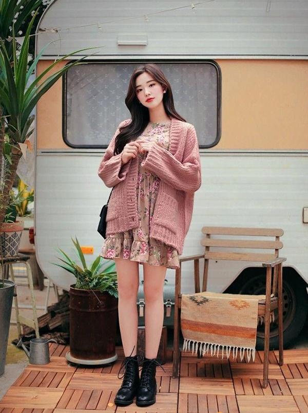 Tips phối đồ với váy suông mùa đông vừa ấm áp vừa trendy-8