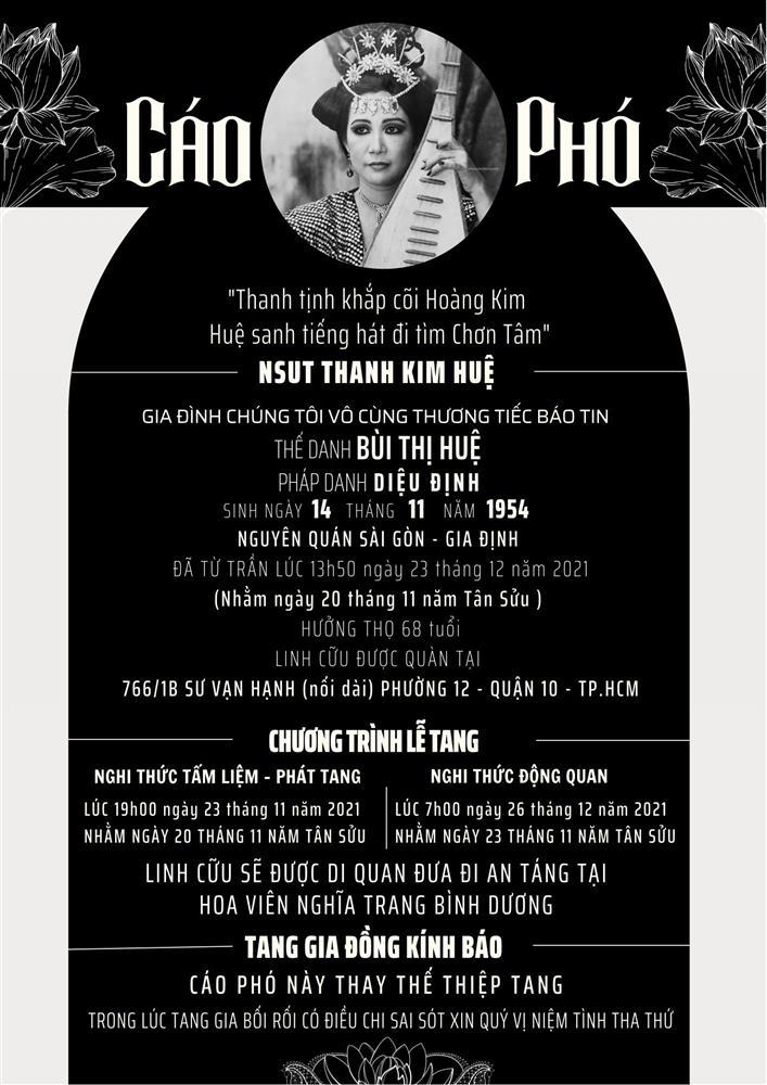 Chồng cố NSƯT Thanh Kim Huệ: Sao em nỡ bỏ anh-1