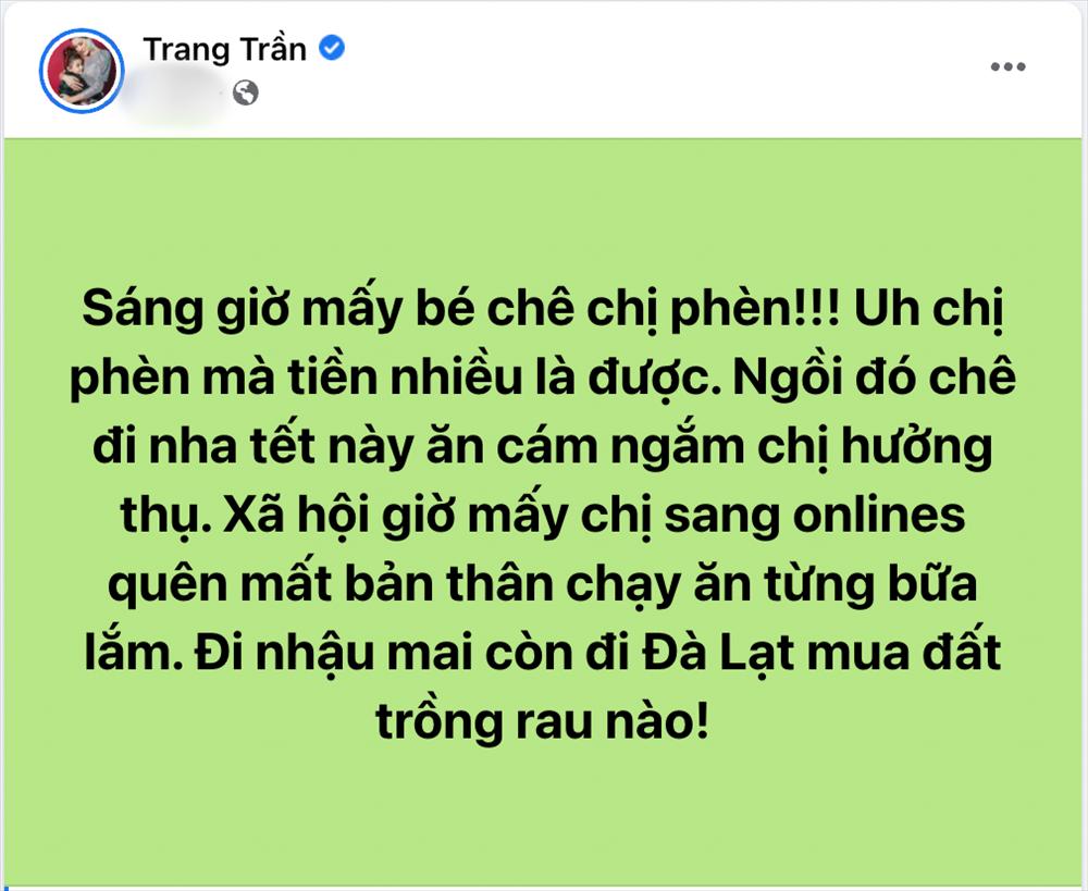 Trang Trần đáp trả sau màn catwalk cực fail: Phèn nhưng nhiều tiền-2
