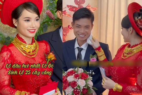 3 tháng yêu anh hàng xóm, cô dâu nhận sính lễ 25 cây vàng và 200 triệu