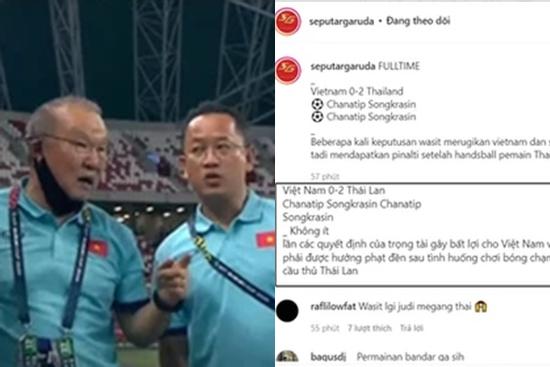 Fan Indonesia 'đe dọa' trọng tài trận Việt Nam vs Thái Lan
