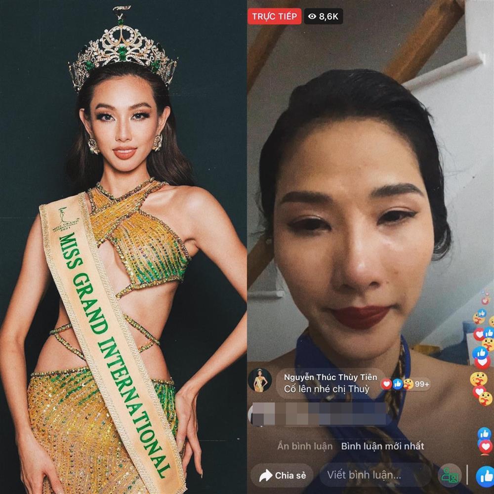 Dàn sao hùng hậu xem Hoàng Thùy livestream khóc lóc-5