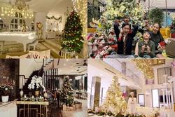 Ngắm biệt thự được sao Việt trang trí Noel lộng lẫy như cung điện