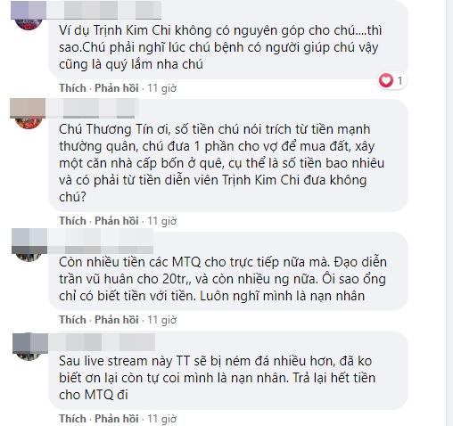 Thương Tín livestream tố Trịnh Kim Chi, dân mạng: Trả tiền đi-2