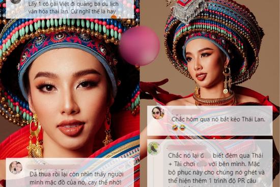 Cay cú thua AFF Cup, CĐV quá khích ném đá Thùy Tiên mặc đồ Thái