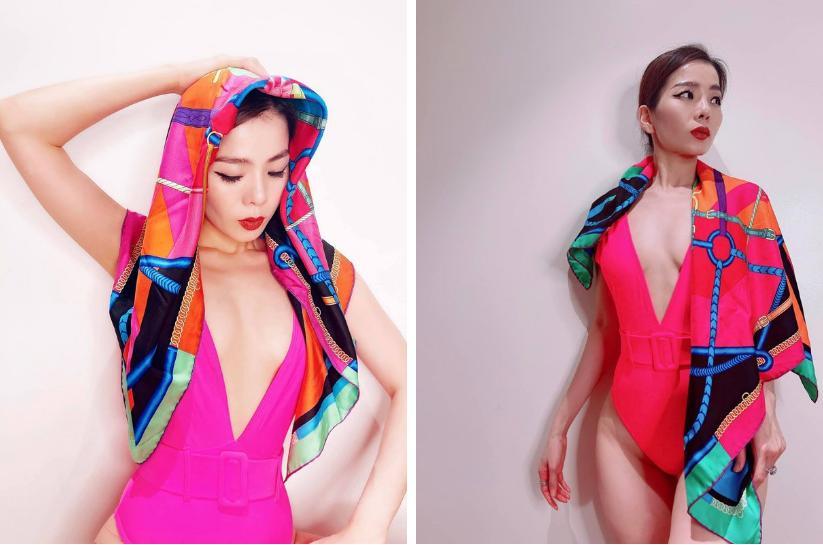 Lệ Quyên lại chơi mốt hồng sến dù tuyên bố: Không thích màu hường-7