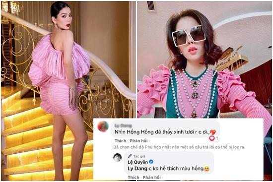 Lệ Quyên lại chơi mốt 'hồng sến' dù tuyên bố: 'Không thích màu hường'