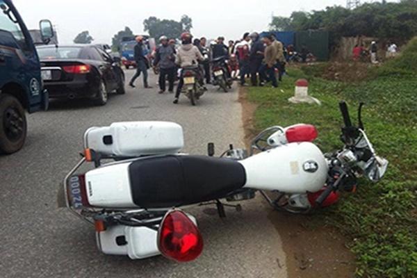 Trung tá cảnh sát hy sinh sau khi bị thanh niên chạy xe máy tông-1