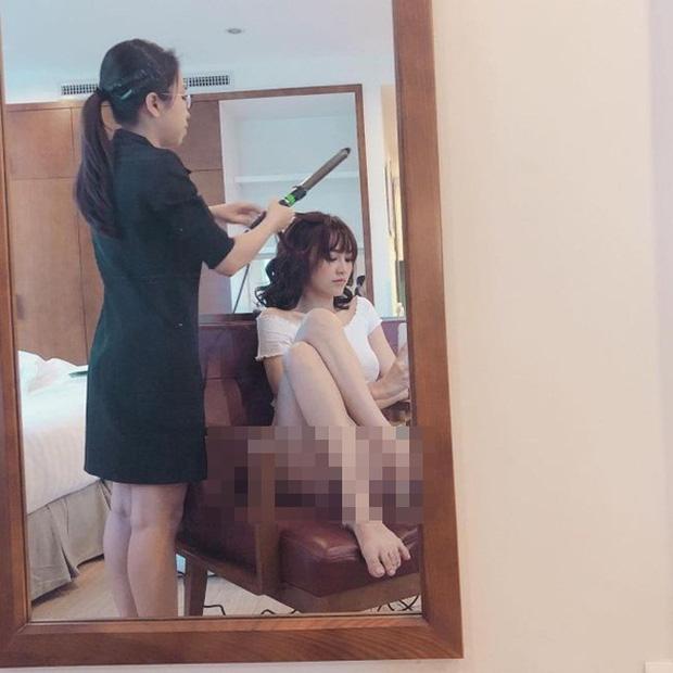 Đỏ mặt vì dáng ngồi không mặc quần của Hoa hậu Phương Khánh-12