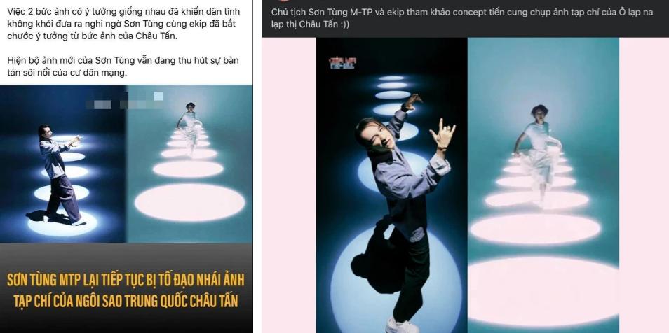 Fan tung bằng chứng Sơn Tùng không đạo nhái ảnh của Châu Tấn-4