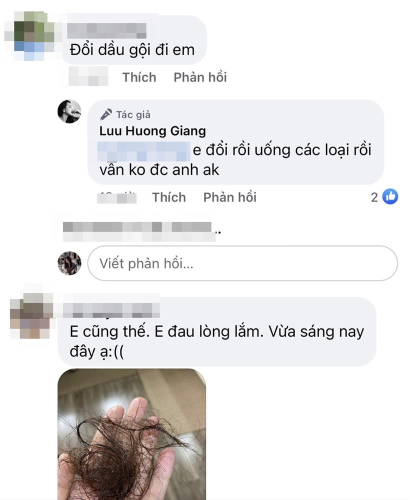 Lưu Hương Giang rụng tóc đầy bồn rửa mặt, chuyện gì đây?-5