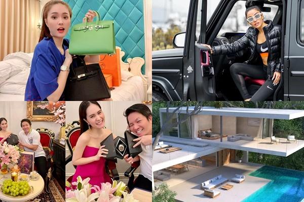 Đoàn Di Băng gây choáng lì xì cọc tiền 500k cho bố mẹ chồng-5