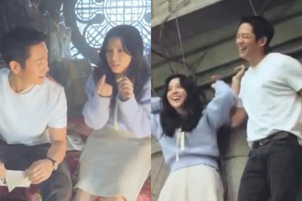 Jung Hae In và Jisoo diễn hăng đến mức suýt hỏng cả đạo cụ-15