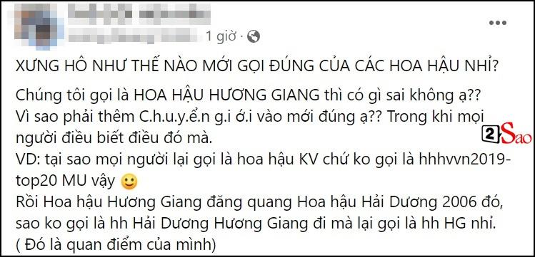 TRANH CÃI: Không thể gọi Hương Giang là hoa hậu?-2