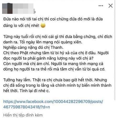 Phương Thanh cao tay khi bị xỉa nói quàng xiên, nghiệp nặng-3