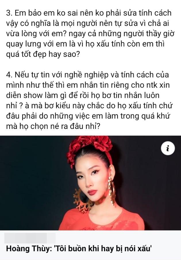 Thực hư Hoàng Thùy xin suất diễn nhưng bị NTK cho ra đảo-3