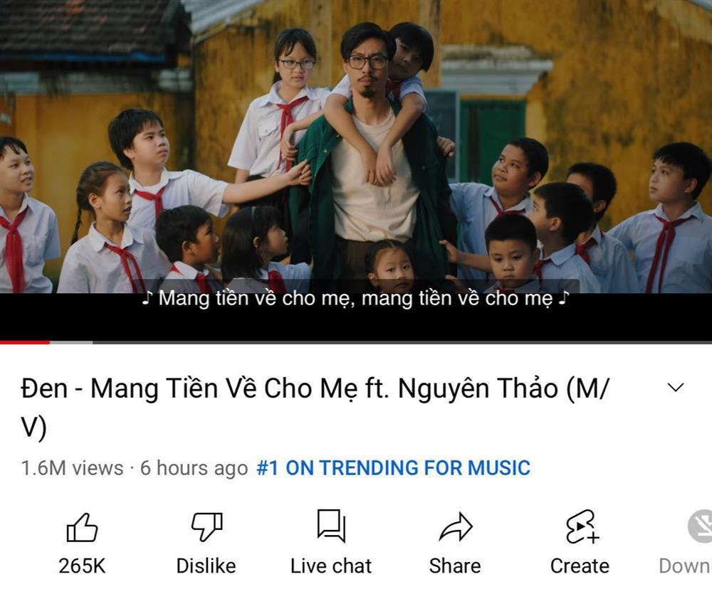 Ca khúc mới của Đen Vâu on top, netizen đùa đừng để mẹ nghe thấy-1