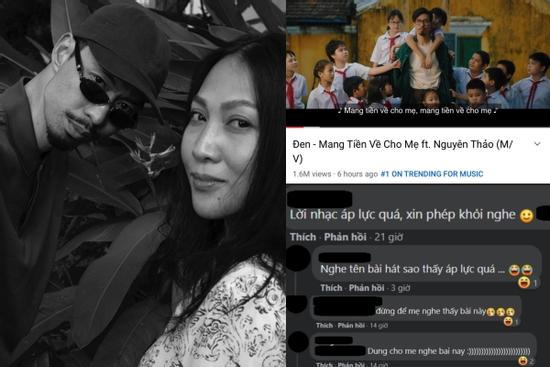 Ca khúc mới của Đen Vâu 'on top', netizen đùa đừng để mẹ nghe thấy