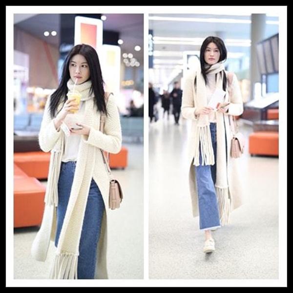 Quàng khăn to hơn người, siêu mẫu nội y Hà Tuệ vẫn chất lừ-7