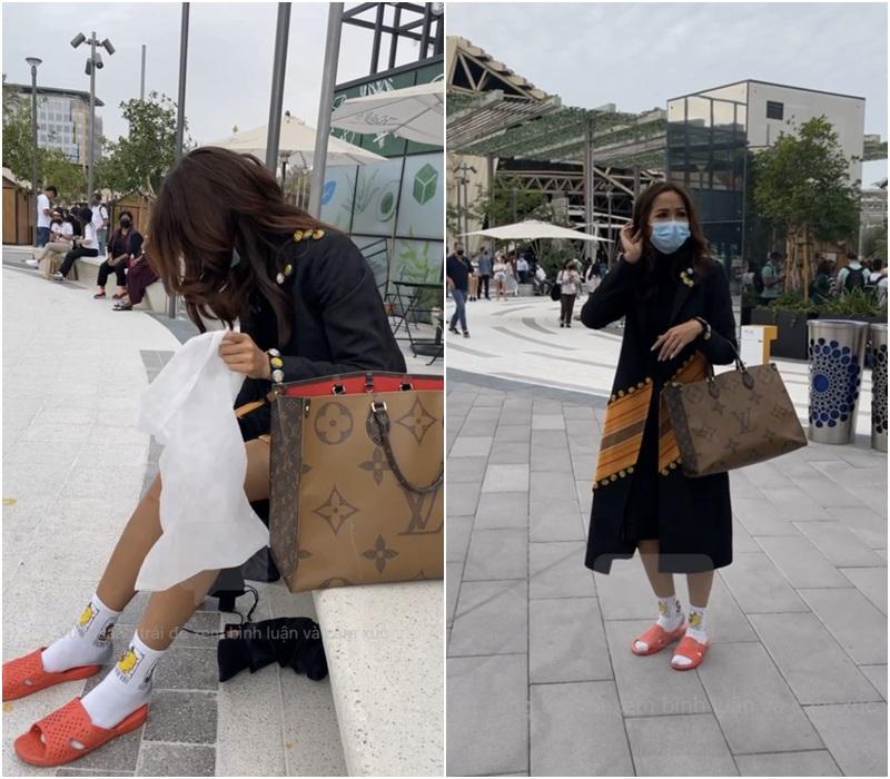 HHen Niê không giống ai ở Dubai: Đi dép tổ ong, xách túi 100 triệu-4