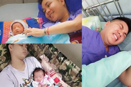Ngoại hình con gái 'người đàn ông' mang thai và vợ chuyển giới