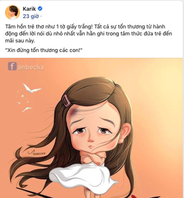 Karik viết về bé gái bị dì ghẻ đánh chết, từng câu từng chữ xót xa-3