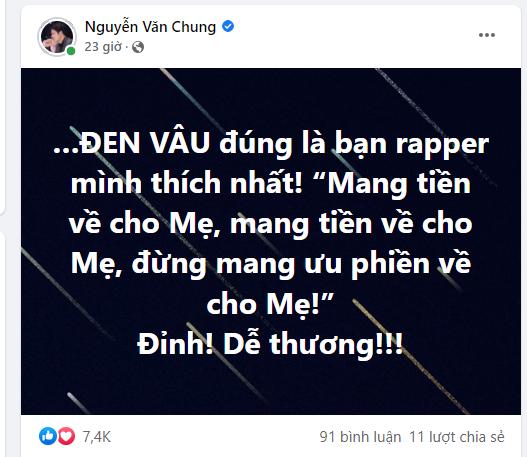 Sao Việt ứa nước mắt khi Đen Vâu hát Mang Tiền Về Cho Mẹ-3