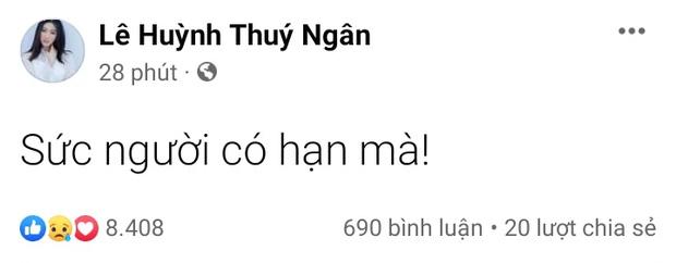 Thúy Ngân gây hoang mang lúc nửa đêm chỉ với 5 chữ-1